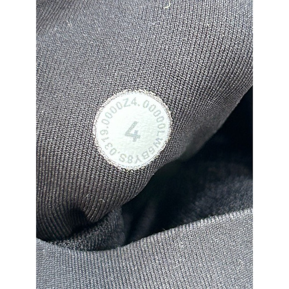 Lululemon Womens Pants Leggings Elastic Waist Stretch Gym Workout Black Size 4 - Picture 4 of 6